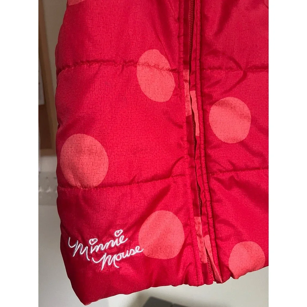 Girls toddler 4t Minnie Mouse Disney‎ junior puffer jacket